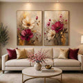 Flower Painting Set of 2