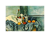 Still Life with Peppermint Bottle by Paul Cezanne artwork preview
