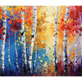 Birch Trees Painting