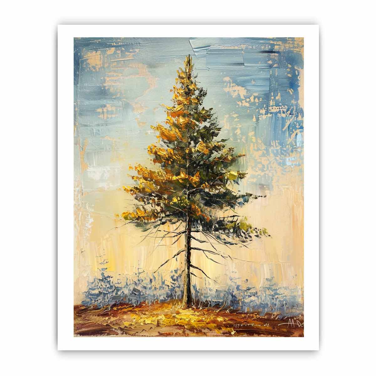 Pine Tree  Painting