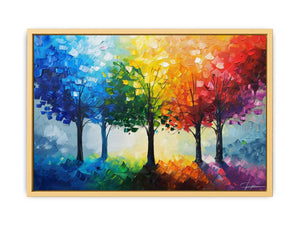 Colorfull Trees Painting