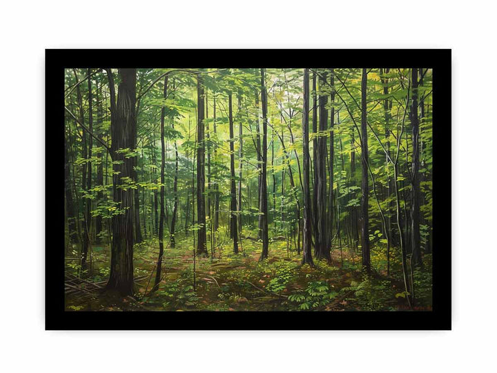 Northern Hardwood Forest Painting