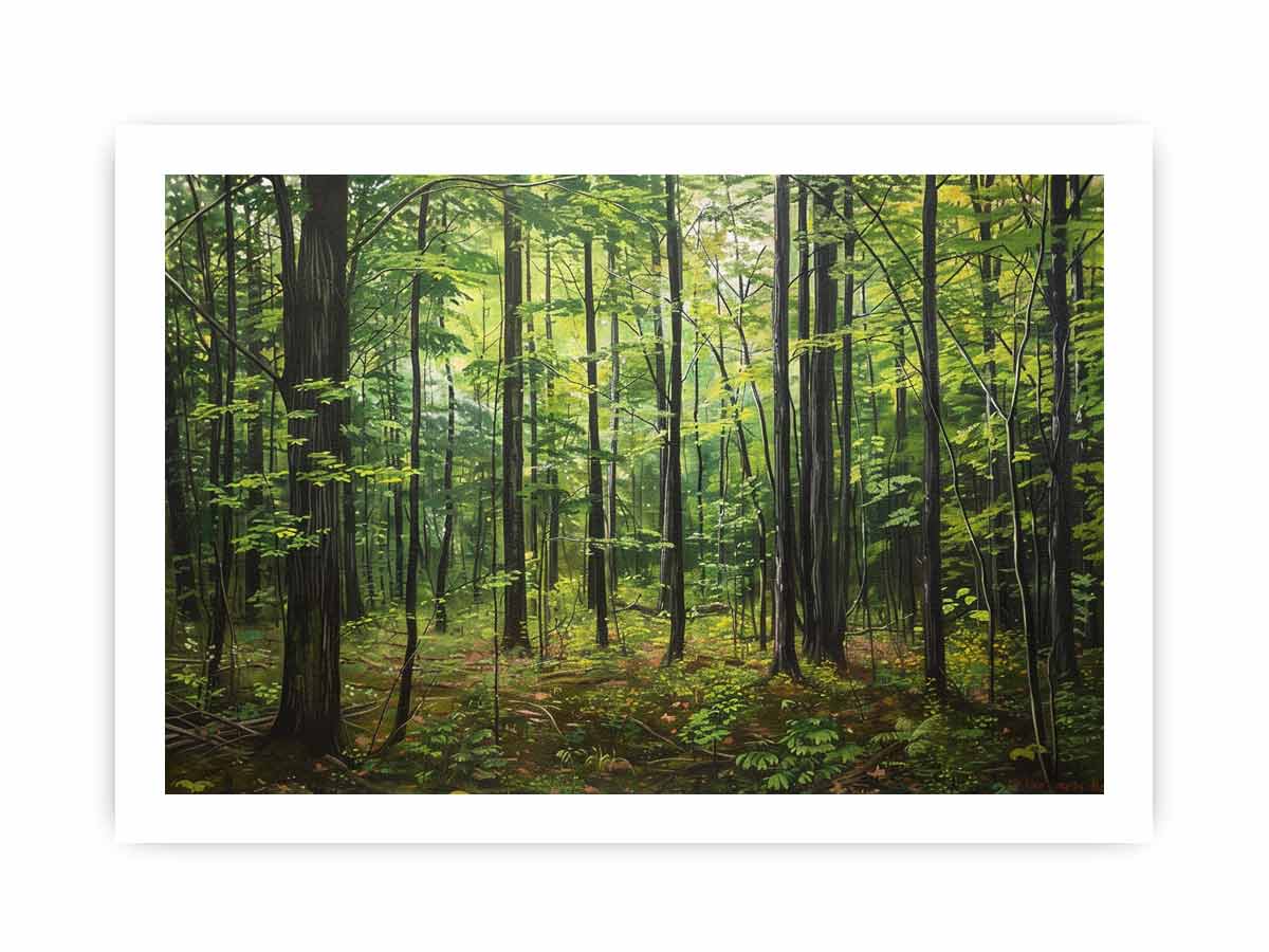 Northern Hardwood Forest Painting