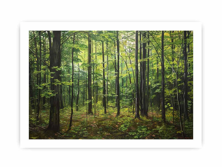 Northern Hardwood Forest Painting