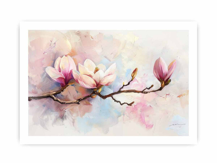 Magnolia Flower Painting