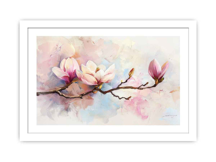 Magnolia Flower Painting
