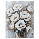 White Floral Painting artwork preview