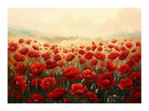 Poppy Field Painting