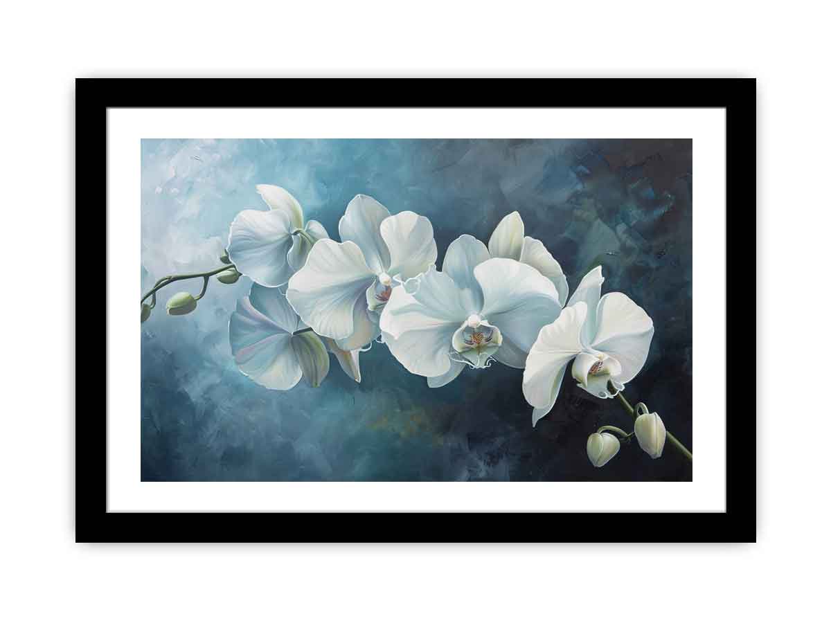 White Orchid  Painting