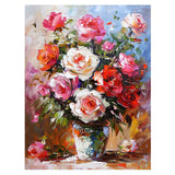 Flower in a Vase Canvas Painting artwork preview