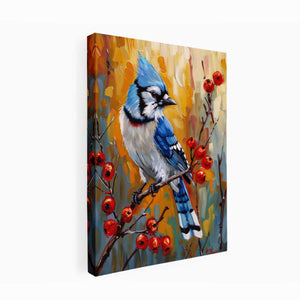 Blue Jay Painting