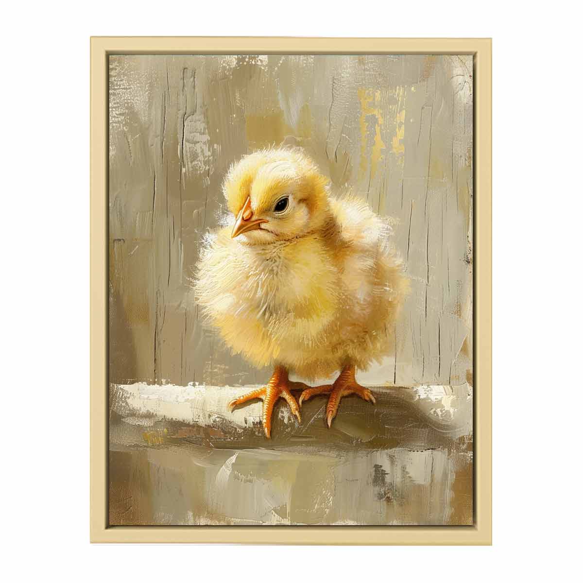 Baby Chicken Art Painting