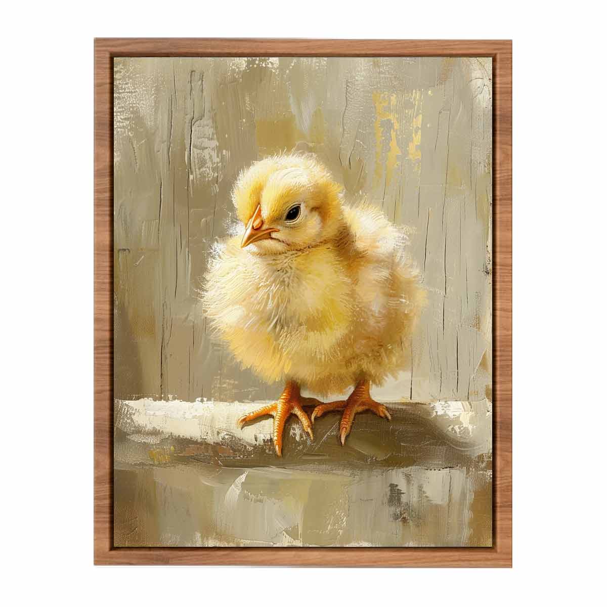 Baby Chicken Art Painting