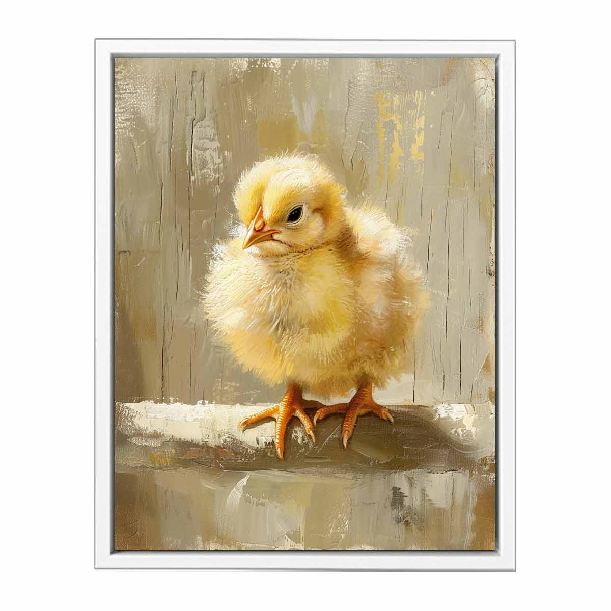 Baby Chicken Art Painting