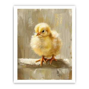 Baby Chicken Art Painting