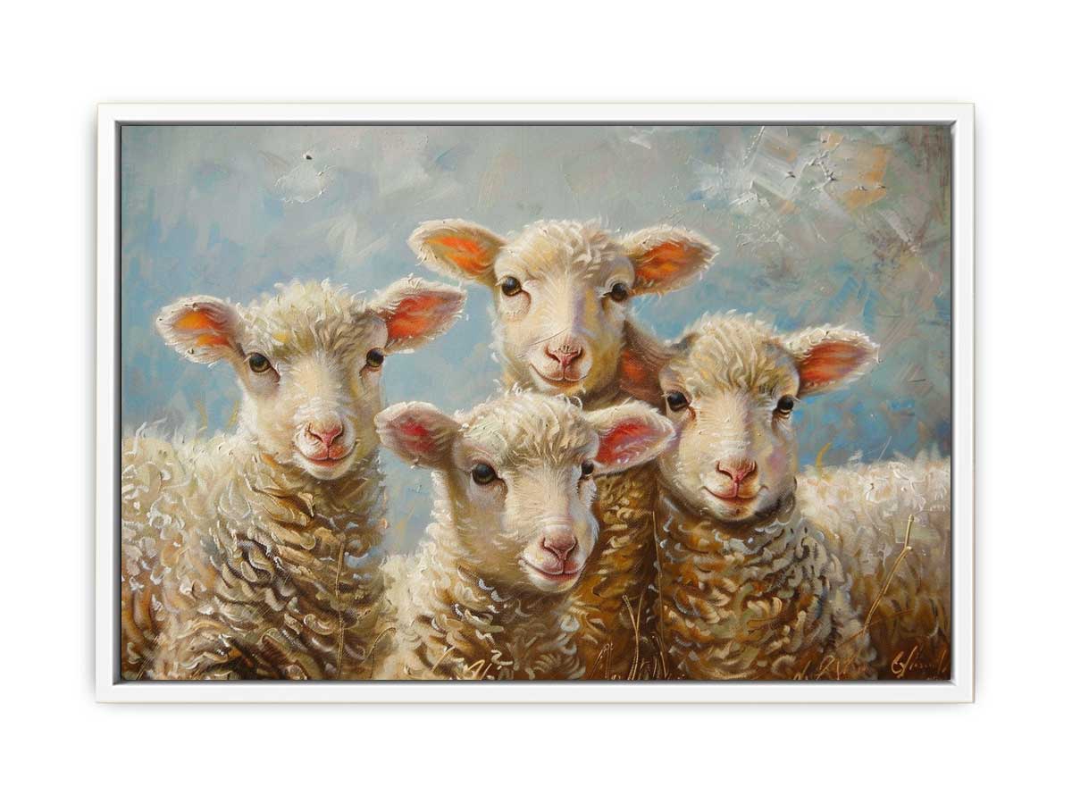 Baby Sheeps  Painting