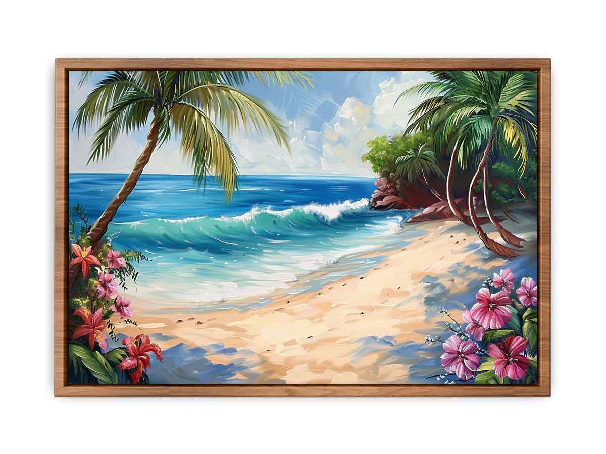 Tropical Beach Painting