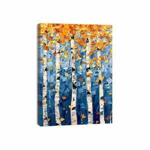 Birch Tree Colorfull leafs