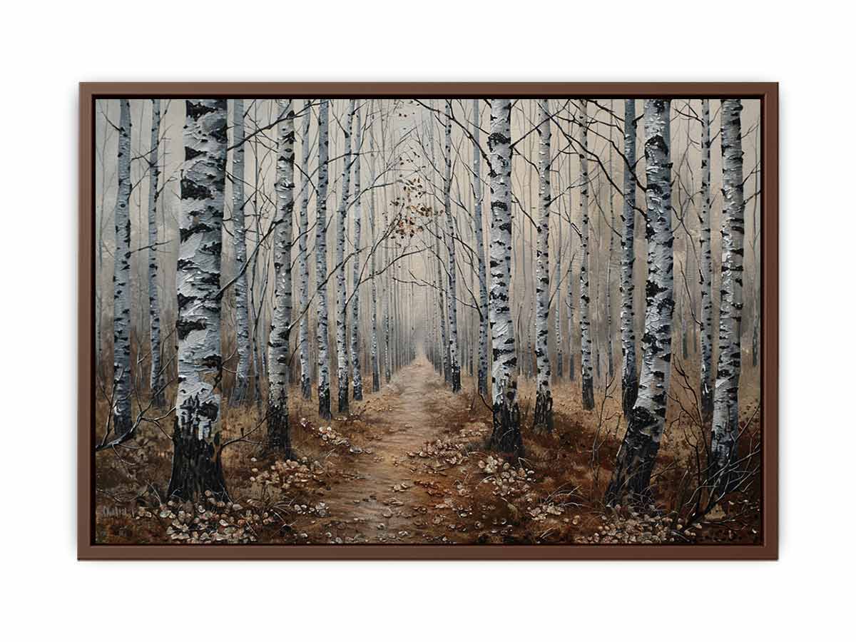 Grey Birch Trees