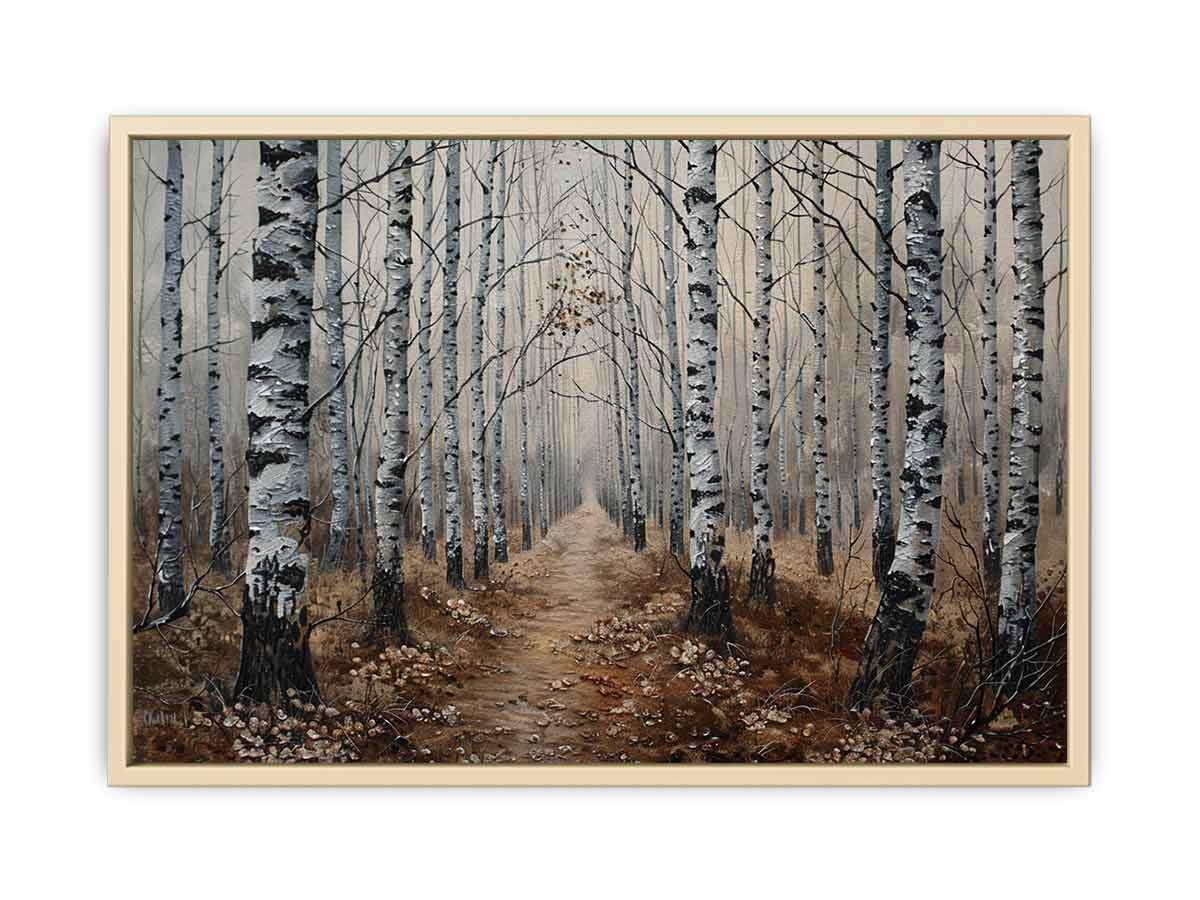 Grey Birch Trees
