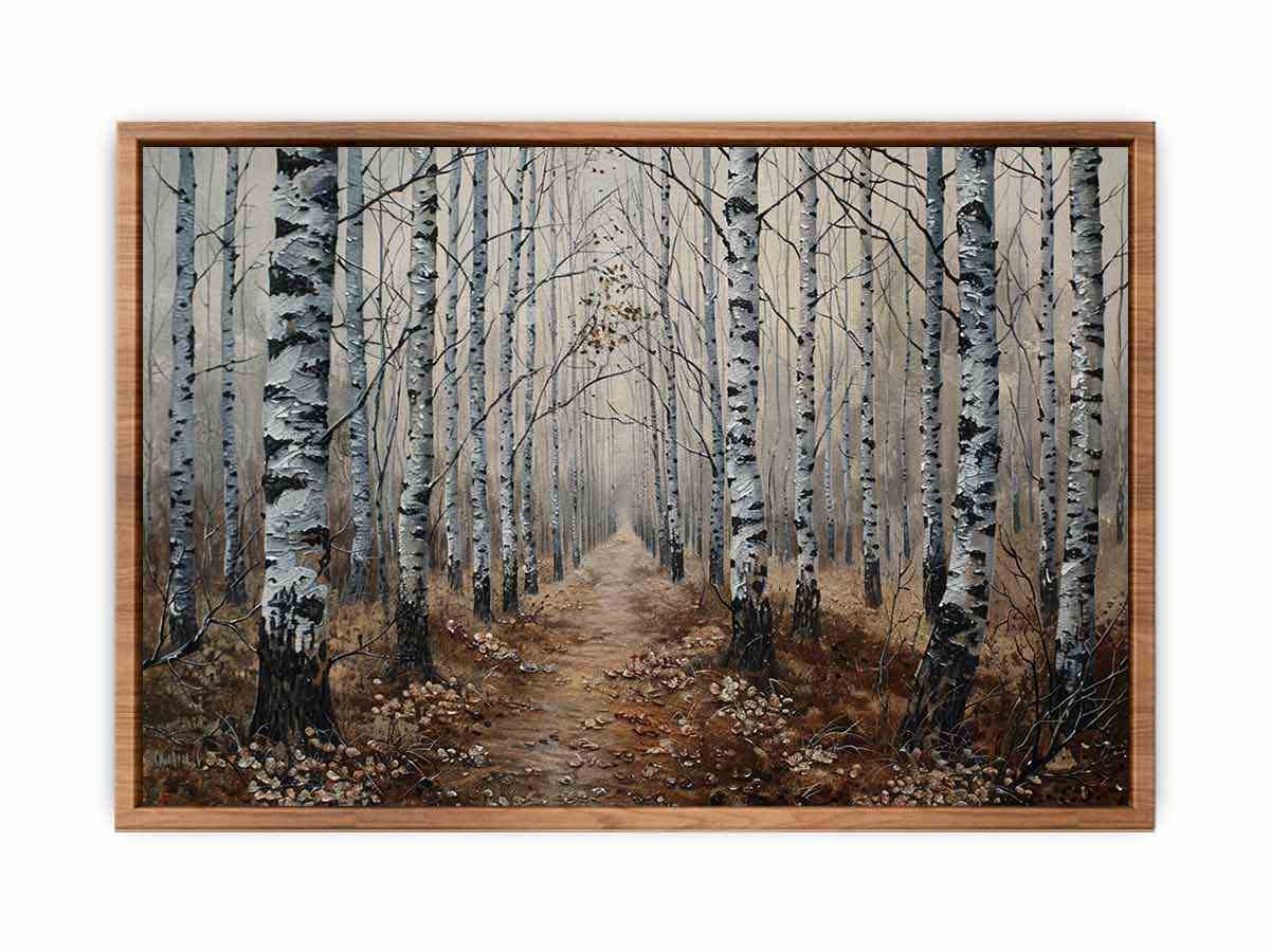 Grey Birch Trees