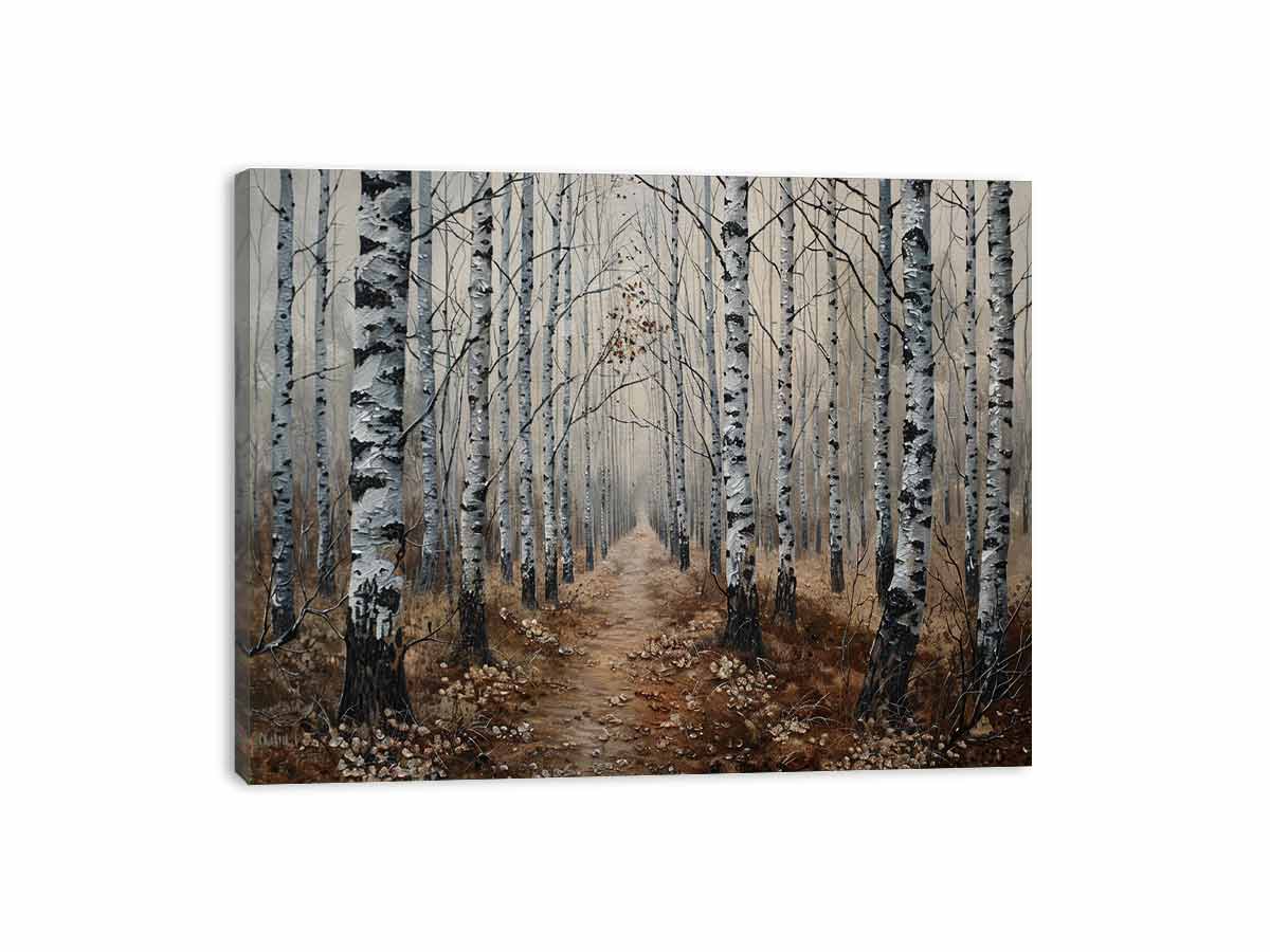 Grey Birch Trees