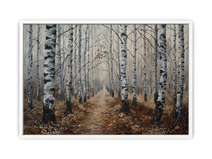 Grey Birch Trees