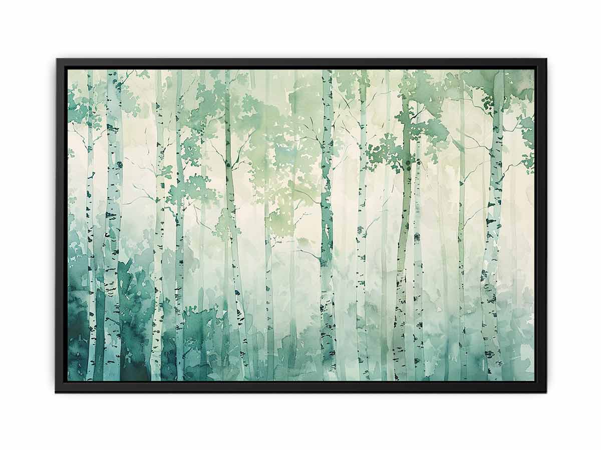 Birch Trees watercolor