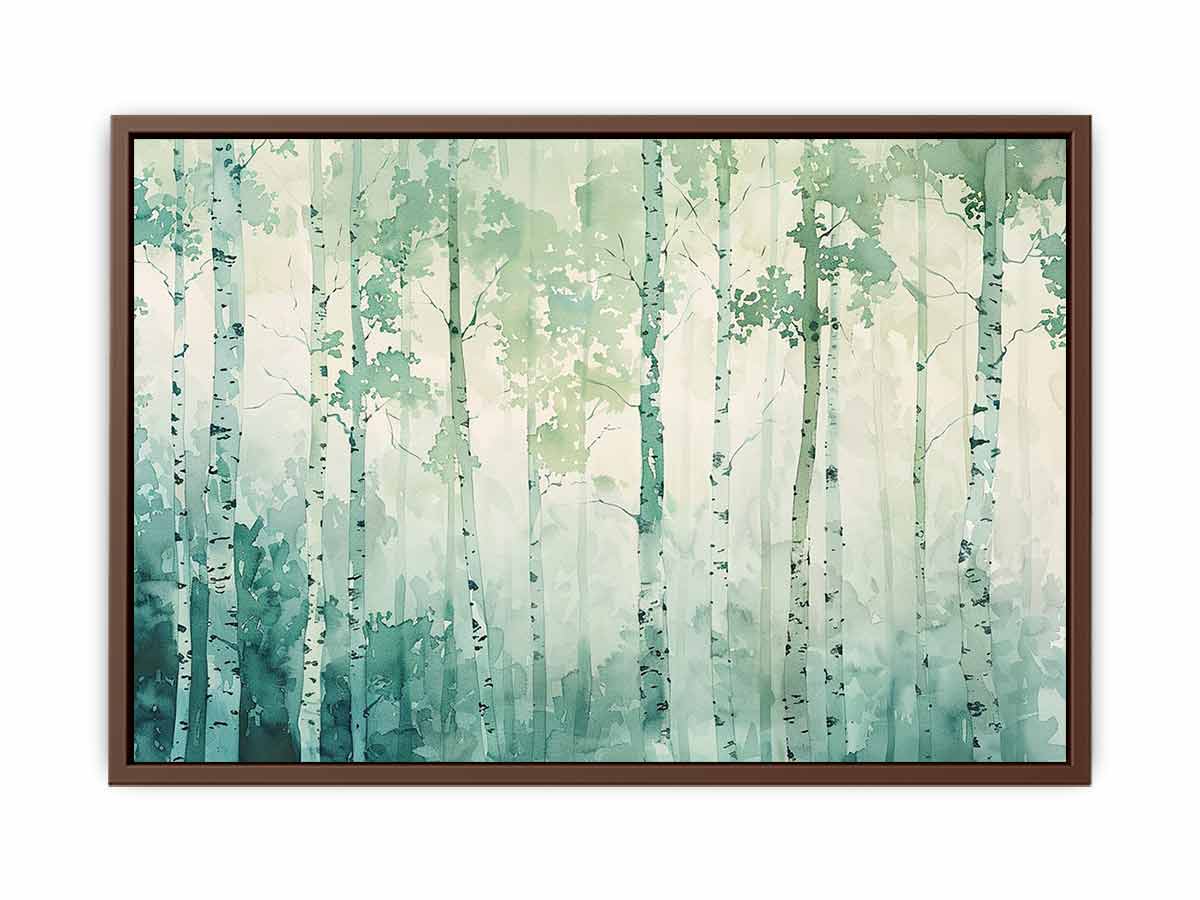 Birch Trees watercolor