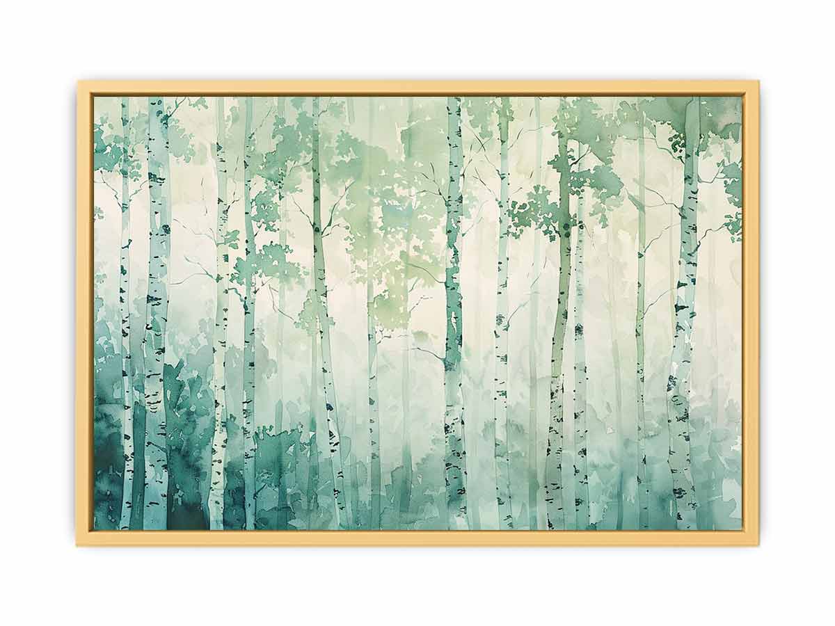 Birch Trees watercolor