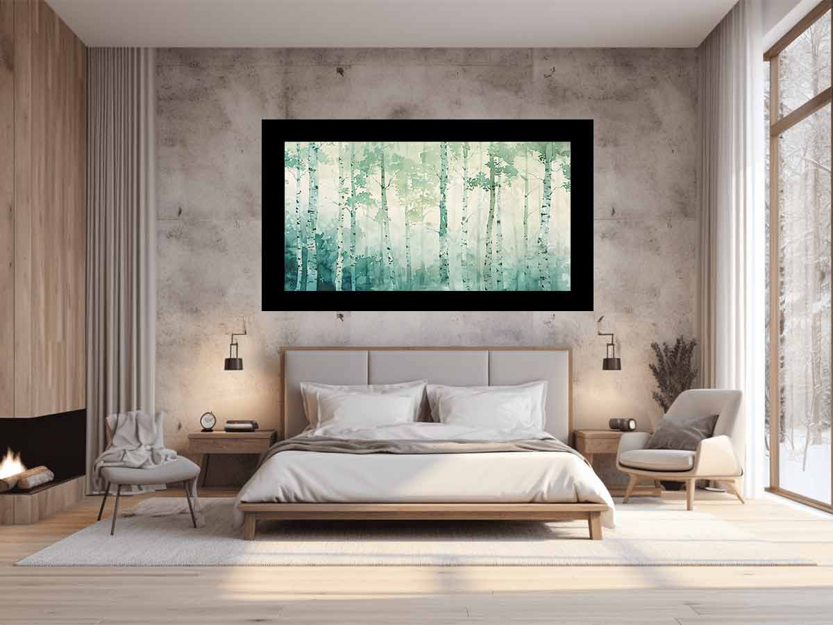 Birch Trees watercolor