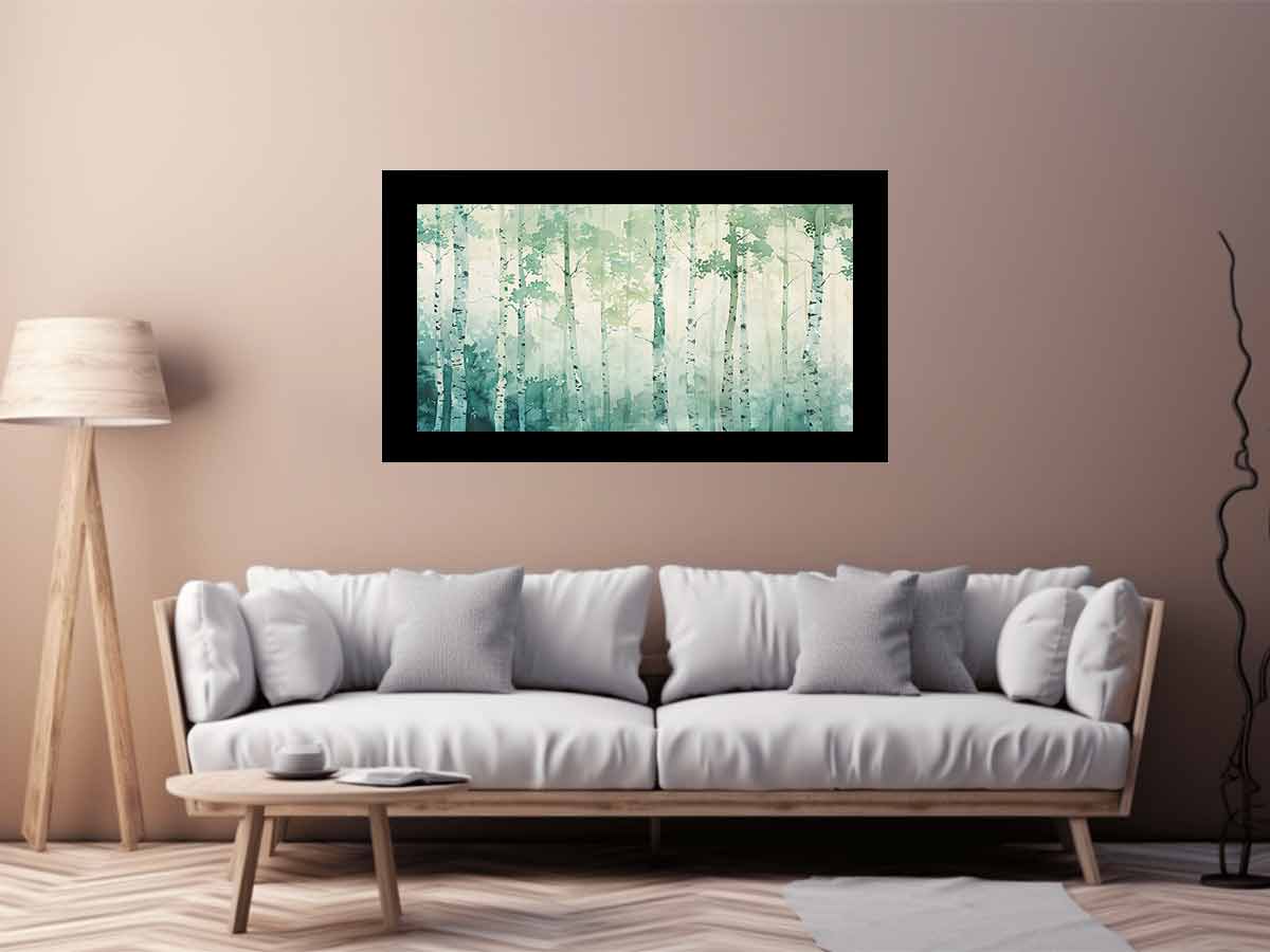 Birch Trees watercolor