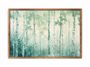 Birch Trees watercolor