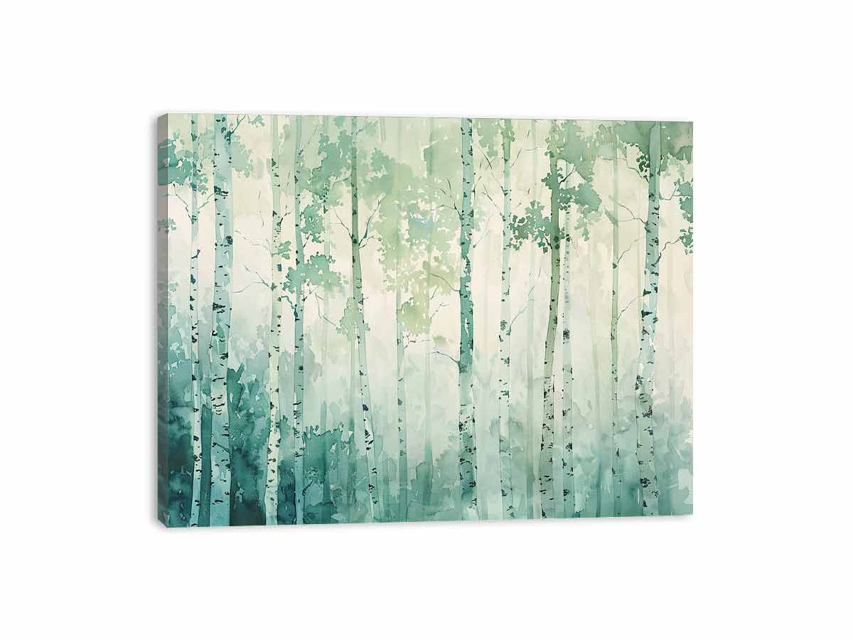 Birch Trees watercolor
