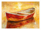 Boat in Sunset artwork preview