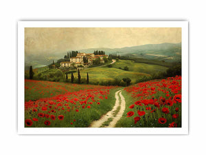 Beautiful Field Of Poppies