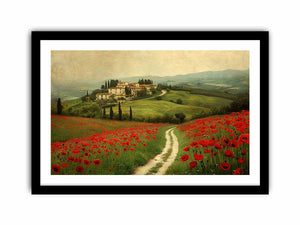 Beautiful Field Of Poppies