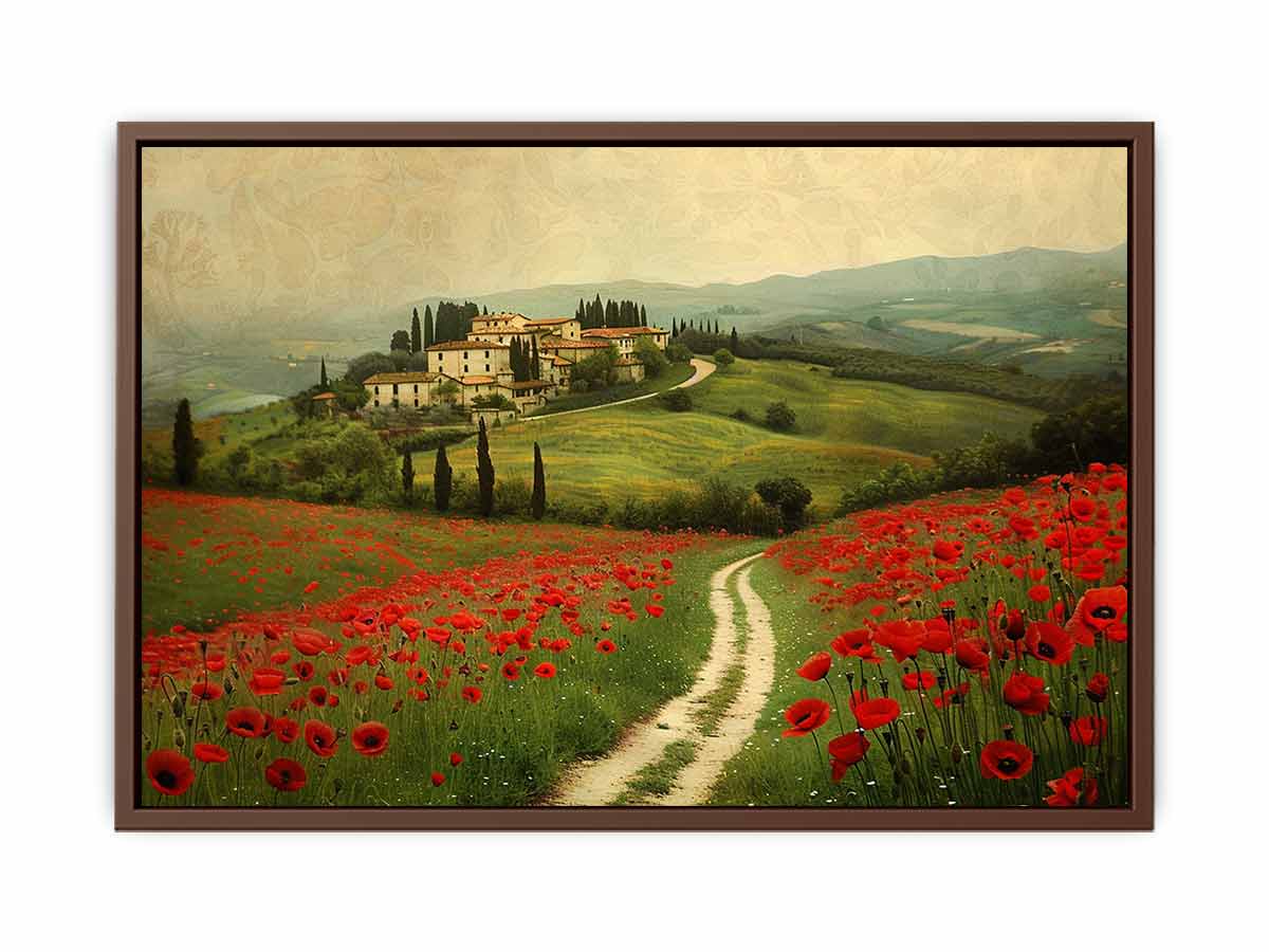 Beautiful Field Of Poppies