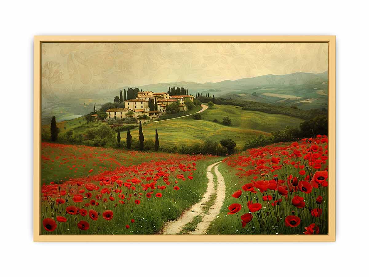 Beautiful Field Of Poppies