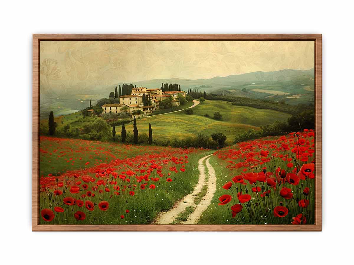 Beautiful Field Of Poppies