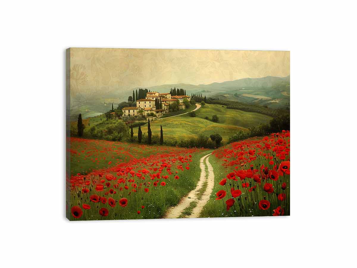 Beautiful Field Of Poppies