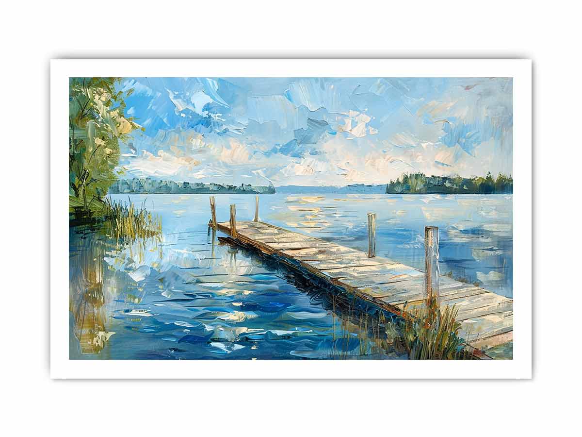 Lake Dockscape Art