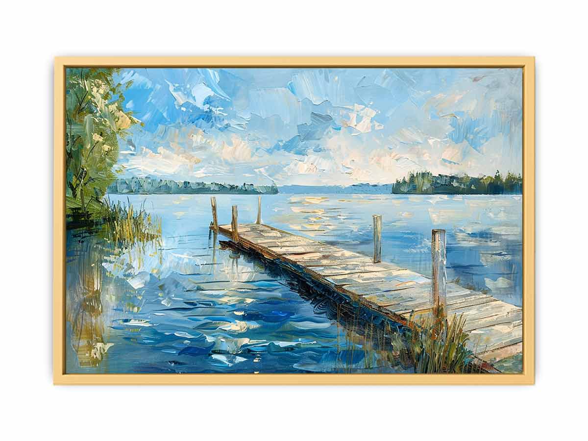 Lake Dockscape Art