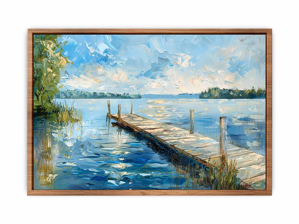 Lake Dockscape Art