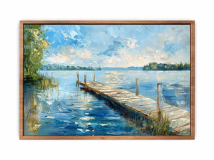 Lake Dockscape Art