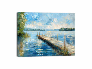 Lake Dockscape Art