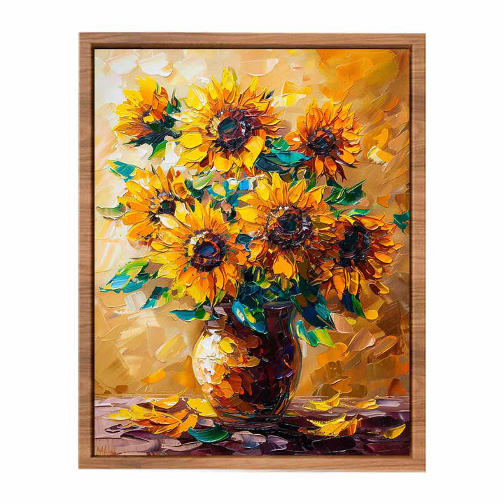 Vase Of Sunflowers