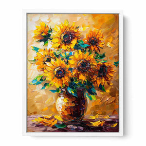 Vase Of Sunflowers