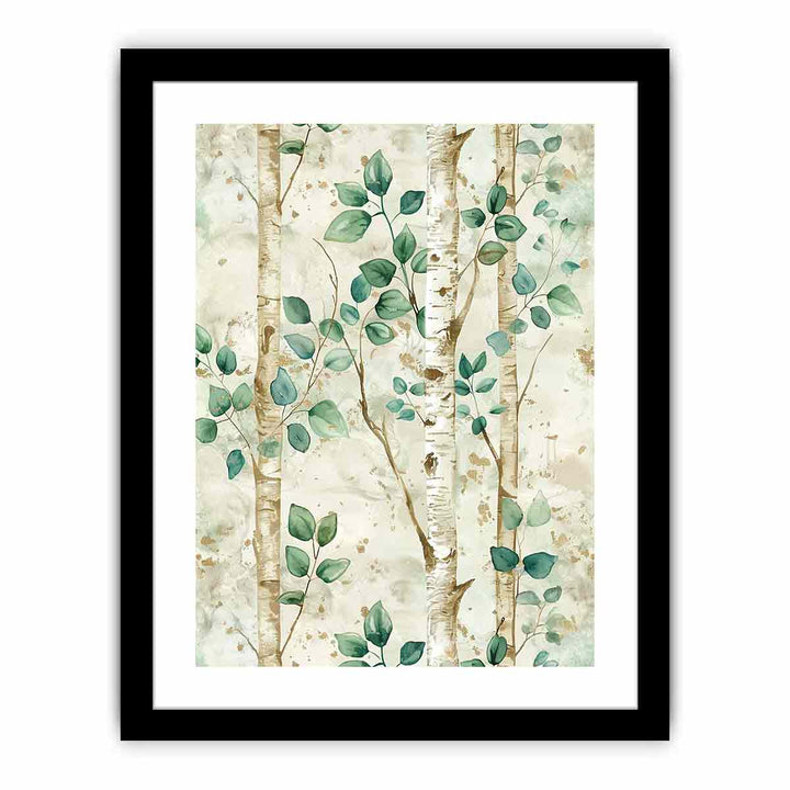 Birchtree Watercolor Painitng