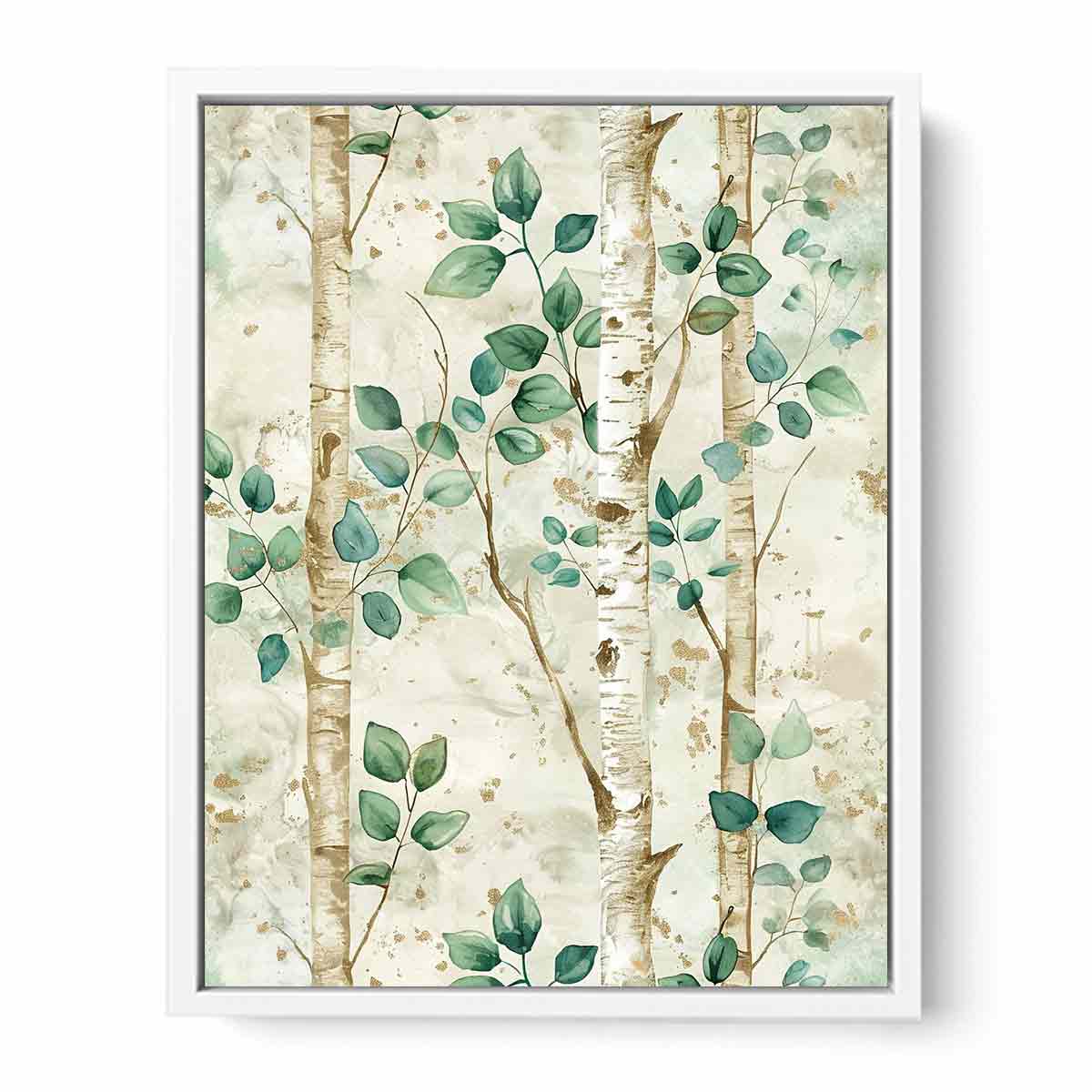 Birchtree Watercolor Painitng